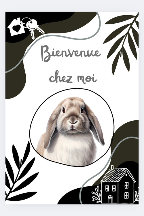Cadre "Bienvenue chez moi"