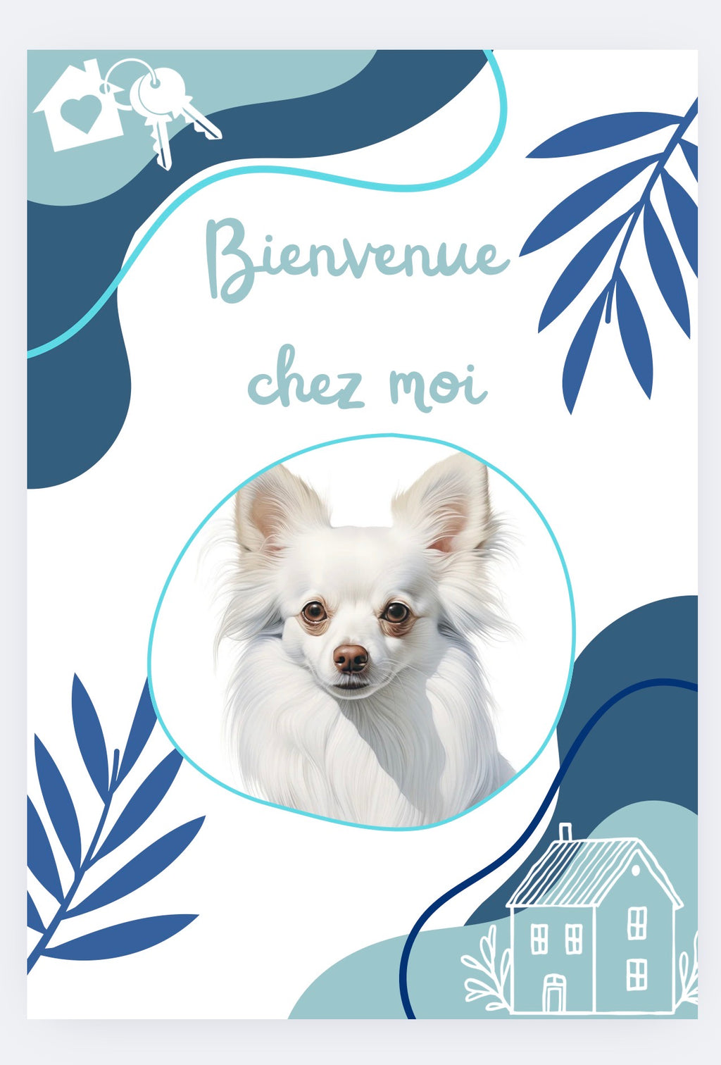 Cadre "Bienvenue chez moi"