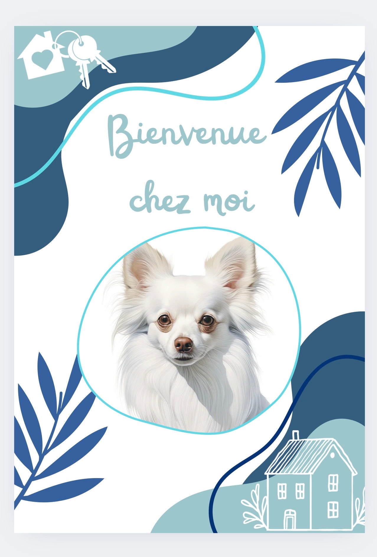 Cadre "Bienvenue chez moi"