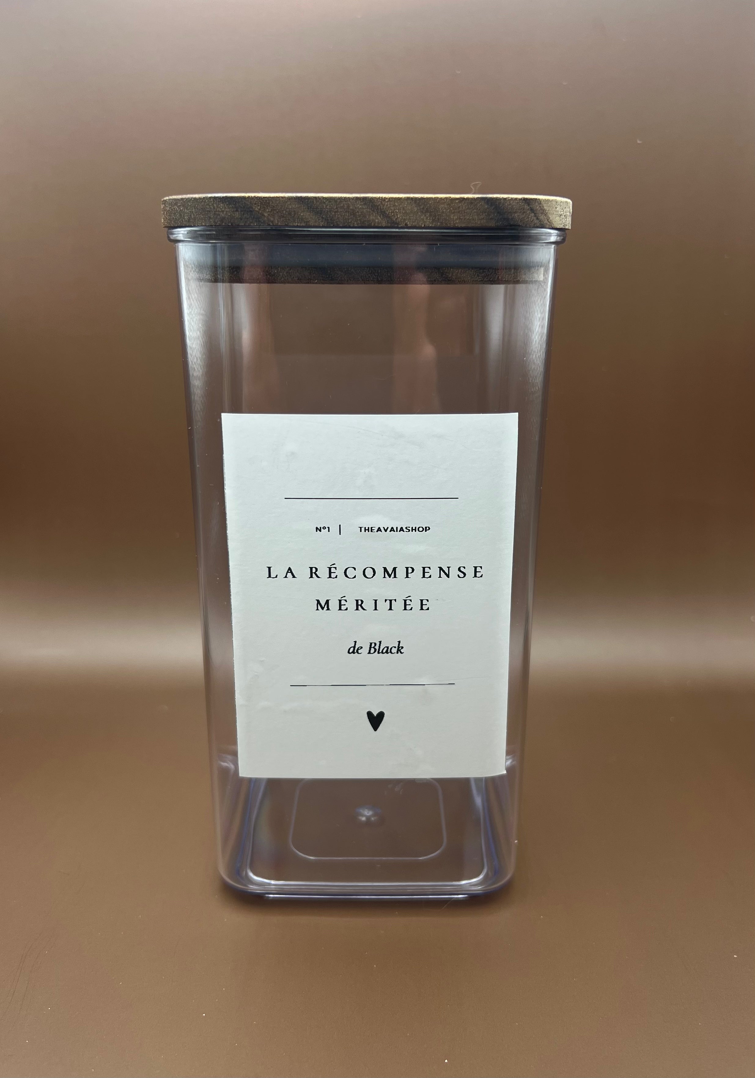 Bocal à friandises personnalisé